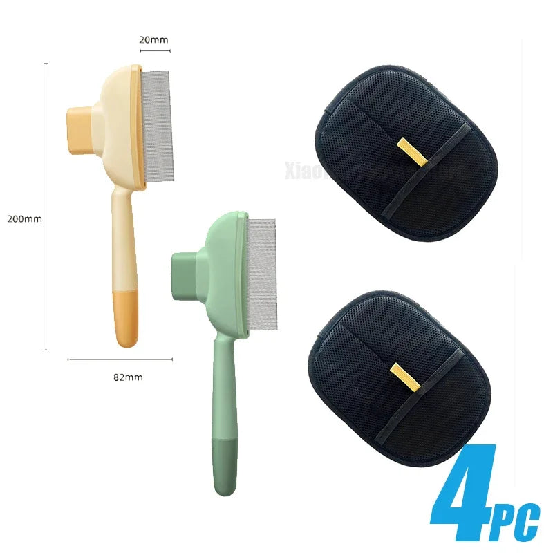 4 in 1 Multi-function Brusher Pet Cat Hair Remover Brush Manual Lint Dog Hair Cleaner Remover Carpet Bed Hair Tools